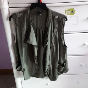 Army green vest